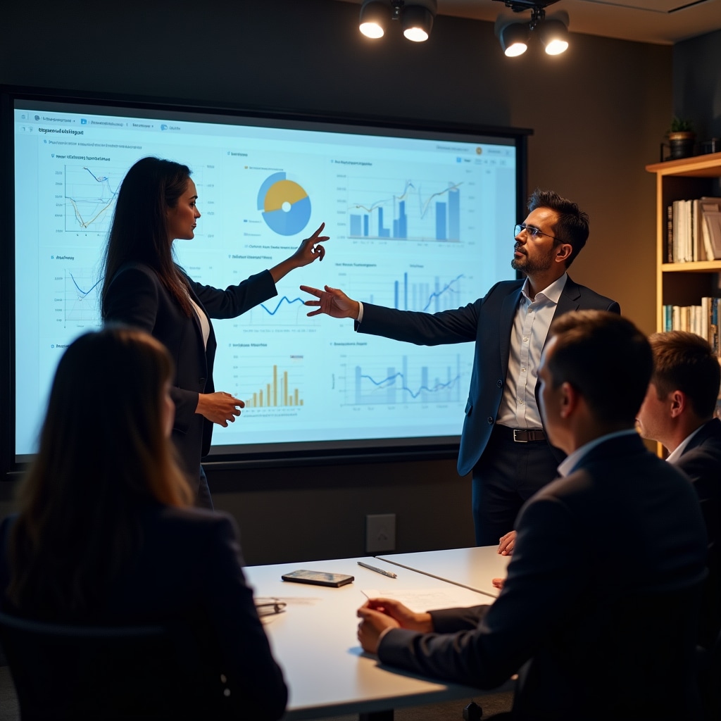 Presenting analysis and insights to company leadership