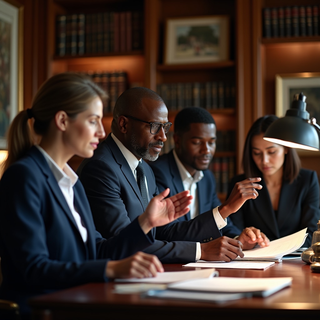 Consultants discussing workplace culture with company leaders